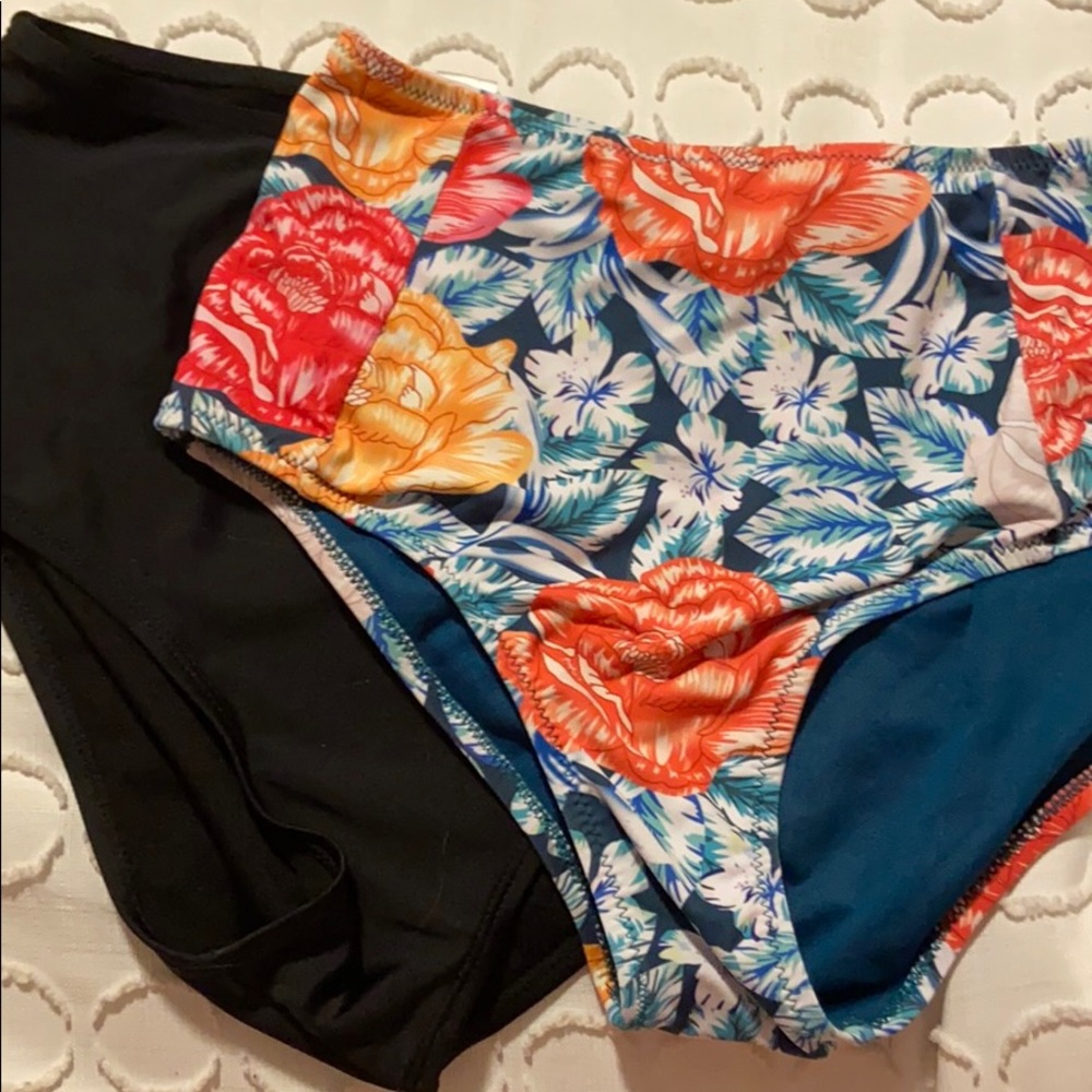 high waisted bikini bottoms